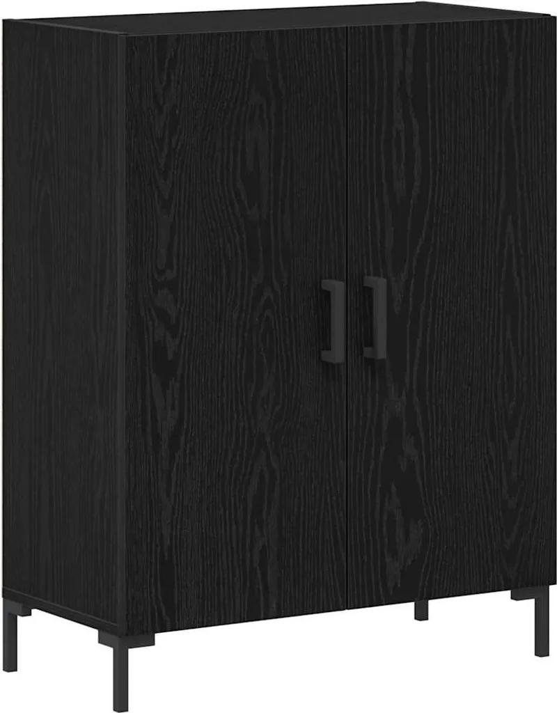Madia Moderna Rovere Nero 90cm | Mobile Contenitore Design Minimalista