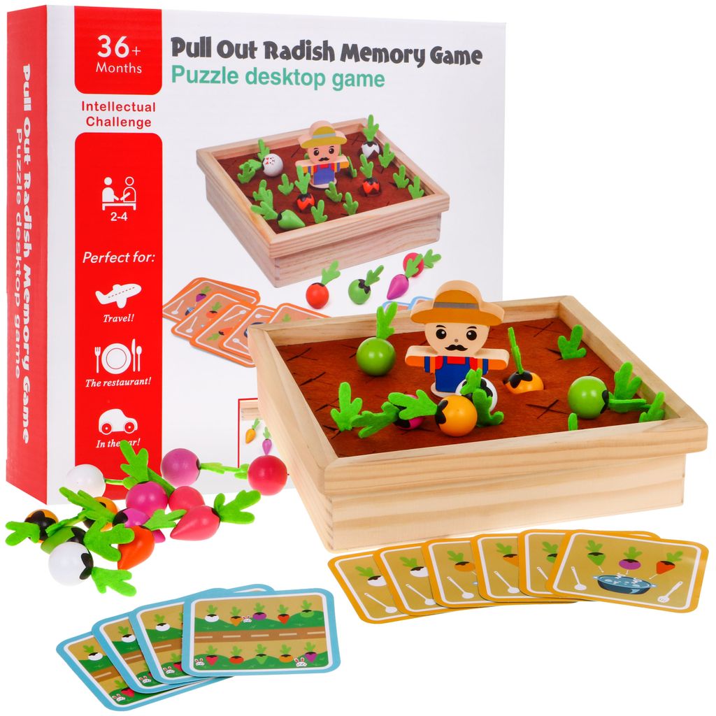 Karottenspiel aus Holz