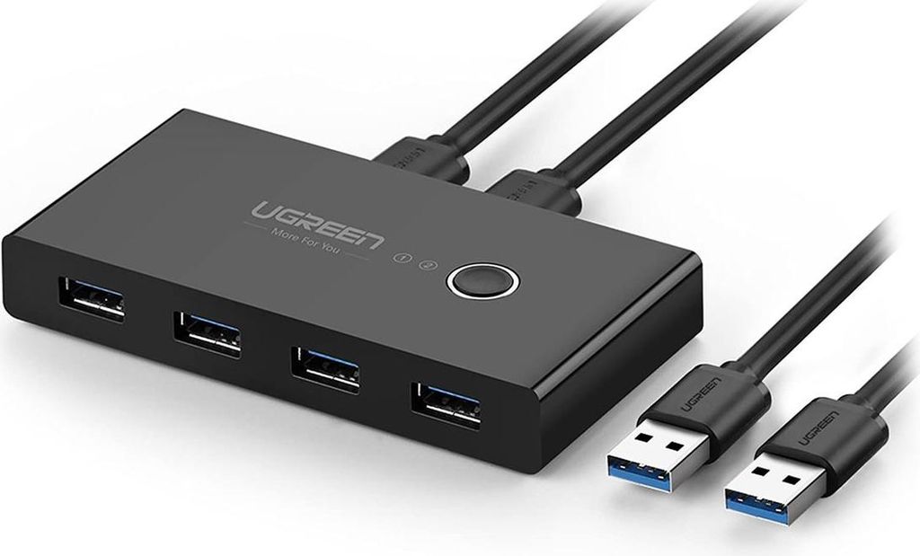 Switch KVM Ugreen US216 4x USB 3.0 Noir Image du produit 