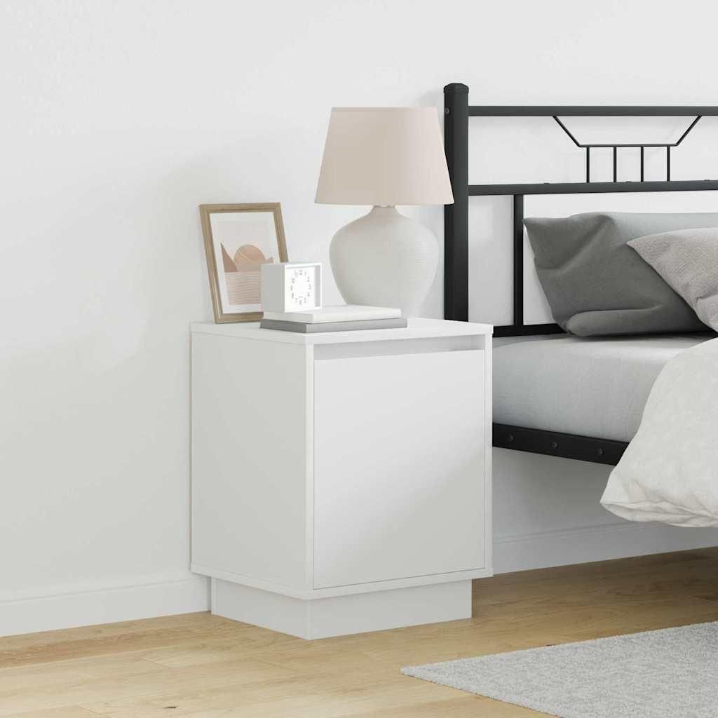 Maison Exclusive - Nachttisch 2 pcs Weiß 39 x 34,5 x 50 cm Holzwerkstoff