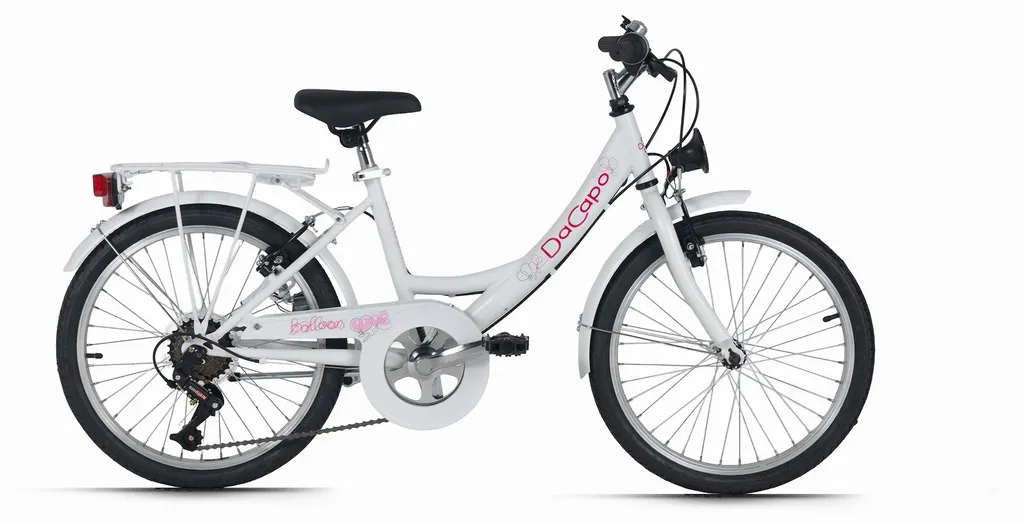 Vélo enfant 6 vitesses à pneus larges Balloon DaCapo roues droites