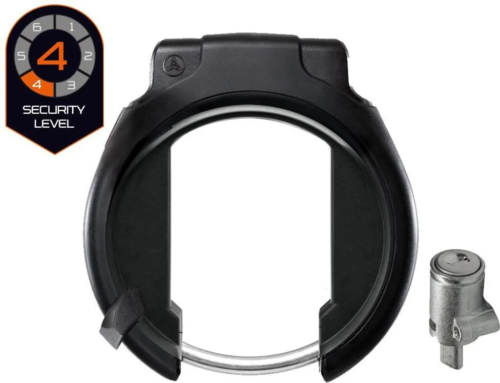 Antivol de cadre fer à cheval Trelock RS 453 noir avec option chaîne ZR