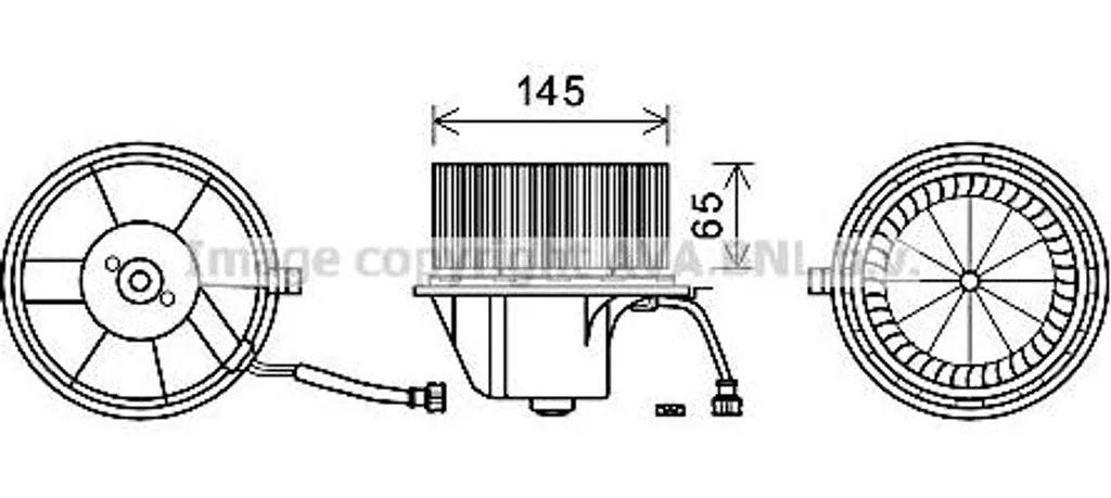 Ventilateur habitacle VW T4 pour réparer le chauffage California