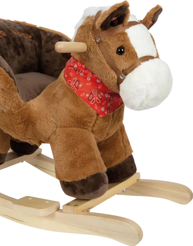 Cheval à bascule interactif sonore avec assise haute sécurité - 60cm