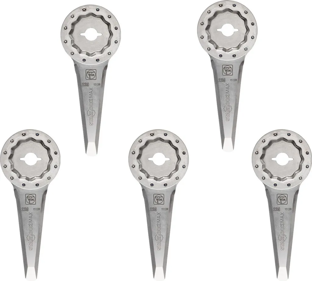 Évitez l'Usure Précoce : 5 Lames de Coupe Fein StarlockMax Renforcées - 3