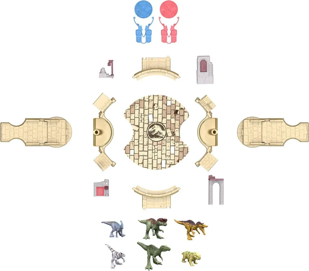 Arène de Combat Jurassic World : Solution de Jeu Propre pour Figurines - 4