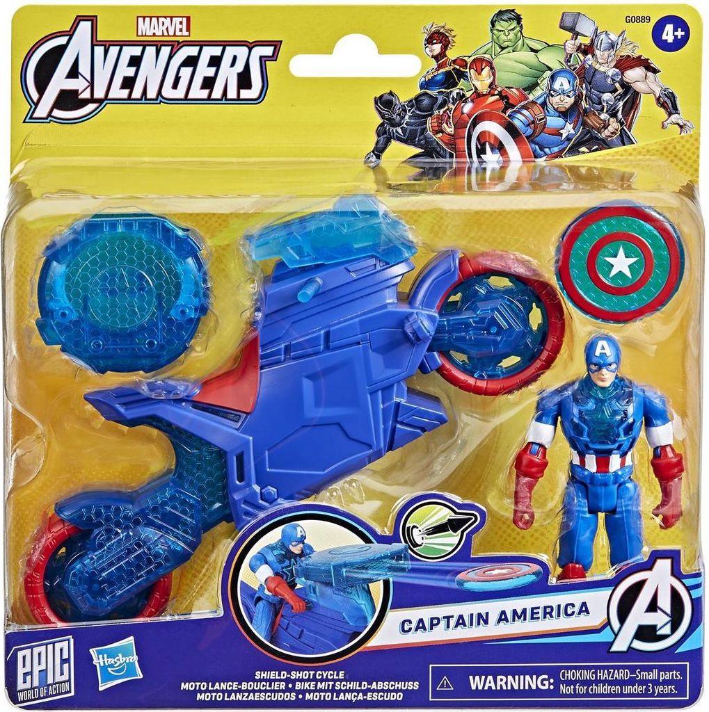 Marvel Avengers Epic World of Action Captain America Produktbild 