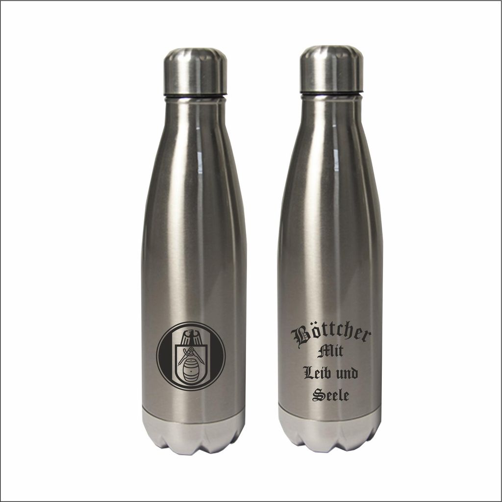 Thermosflasche "Günther" mit Logo Böttcher Nur Gott steht über uns