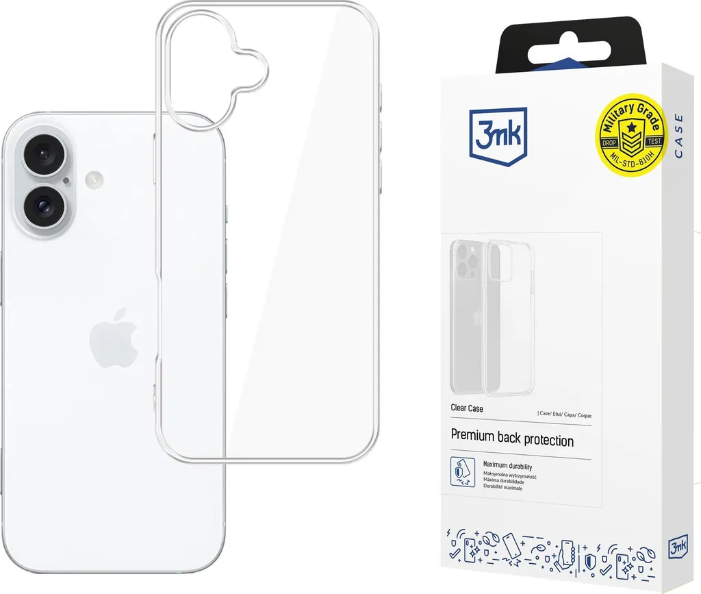Apple Iphone 17 - Custodia trasparente 3Mk