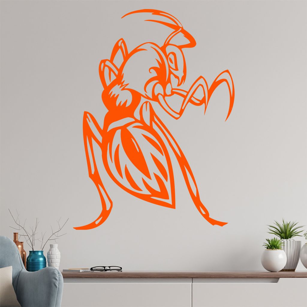 Killer Insekt Wandtattoo in 6 Größen - Wandaufkleber Wall Sticker - Dekoration, Küche, Wohnzimmer, Schlafzimmer, Badezimmer
