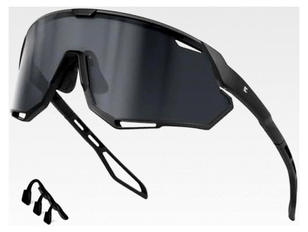 Sportbrille für Herren und Damen – UV-Schutz Fahrradbrille für Laufen, MTB, Golf, Rennrad und Radfahren
