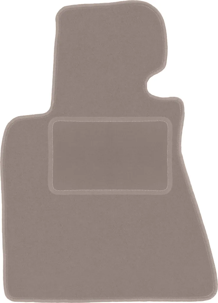 Tappetino Beige BMW 7 E66 2001-2008 Velluto Conducente Passo Lungo