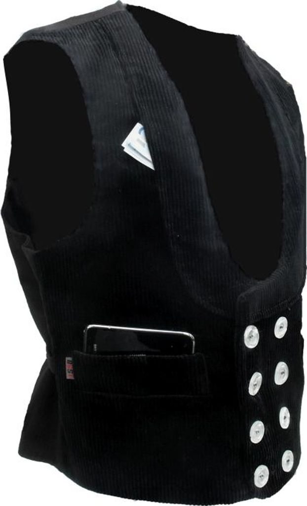 Zunftweste "ETHAN" 41205 - Eiko schwarz Gr. XXL