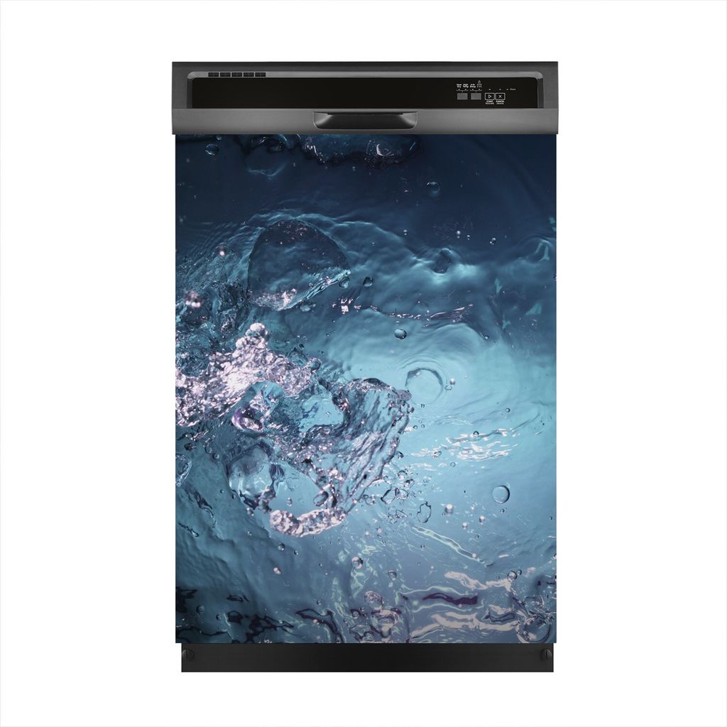 Magnete Dekorative 60x80 cm Küche Magnetmatte Spülmaschine - Blaues Wasser