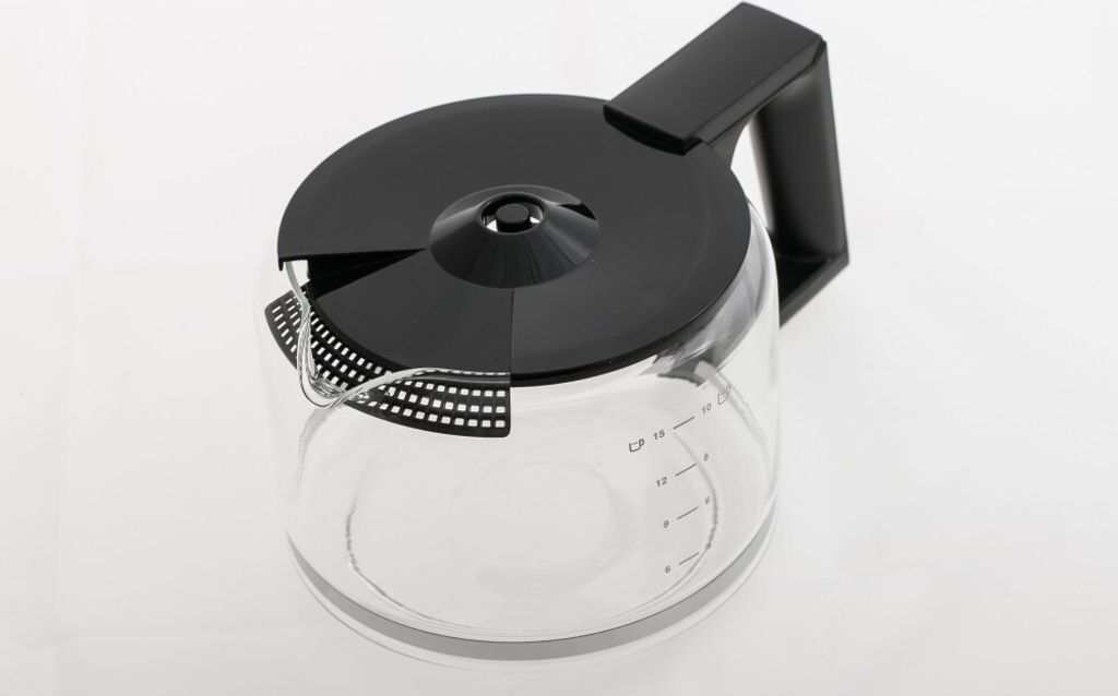 Glaskanne mit Deckel, Kanne, Ersatzkanne passend für SEB Tefal Kaffeemaschine - Nr.: SS-202316