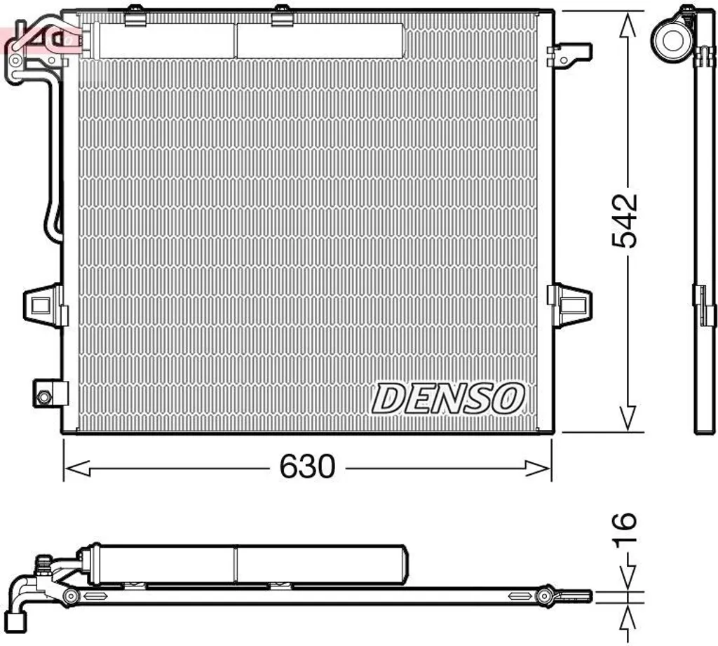 Solution Fuite Clim Mercedes : Condenseur DENSO DCN17057 Qualité Origine
