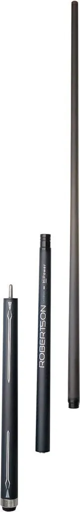 Queue Billard Carbone Robertson HiPower - Système Break Jump Pro Noir - 2