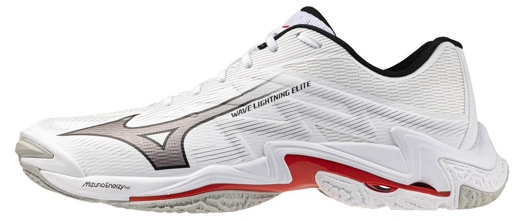 Mizuno Wave Lightning Elite - blanc/noir/rouge vif, taille Image du produit 