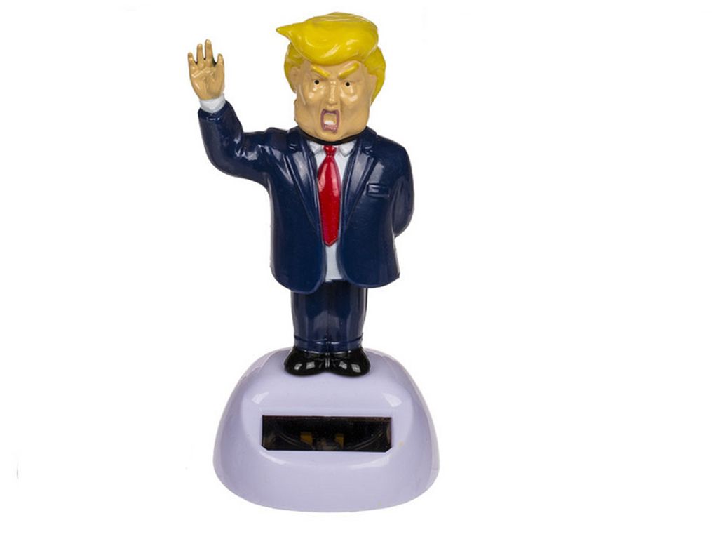 President Trump winkend 11 cm Solarfigur Wackelfigur Solar Mr 