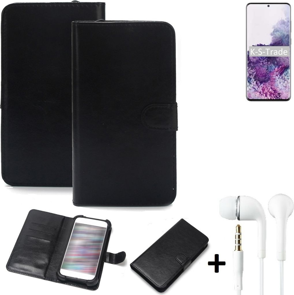 K-S-Trade Wallet Case Handyhülle kompatibel mit Samsung Galaxy S20 Ultra Schutzhülle Flip cover Flipstyle Tasche Hülle Flipcover Slim Bumper