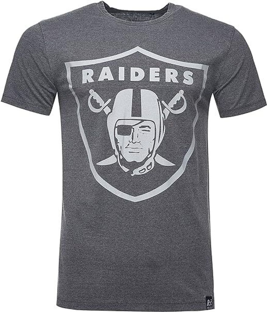Recovered T-Shirt NFL Raiders Classic Vintage für alle Las Vegas Raiders-Fans dunkelgrau S
