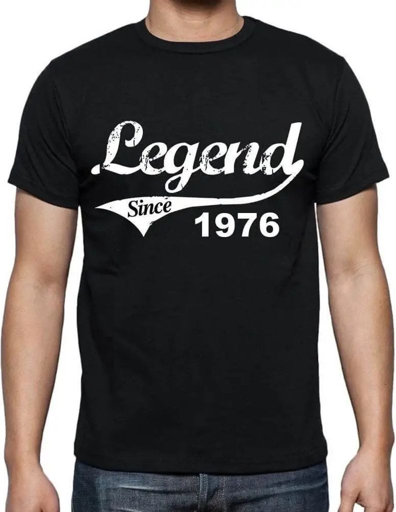 Herren Grafik T-Shirt Legende seit 1976 – Legend Since 1976 – Geschenk 48. Geburtstag Jahrestag 48 Jahre Jubiläum 48 Jährige Mann Jahrgang 1976