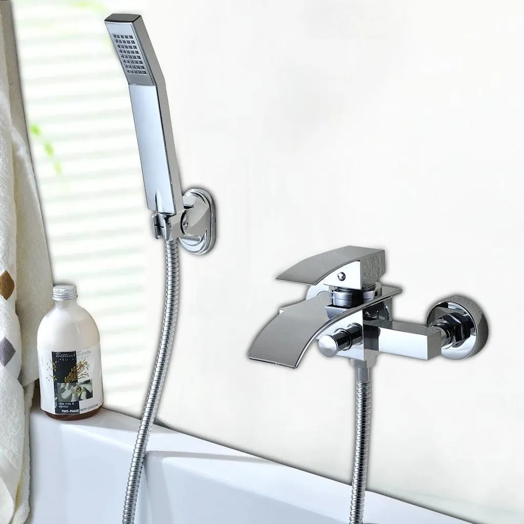 Miscelatore Bagno Parete Cascata Grigio Chiaro - Alta Qualità 2.5kg