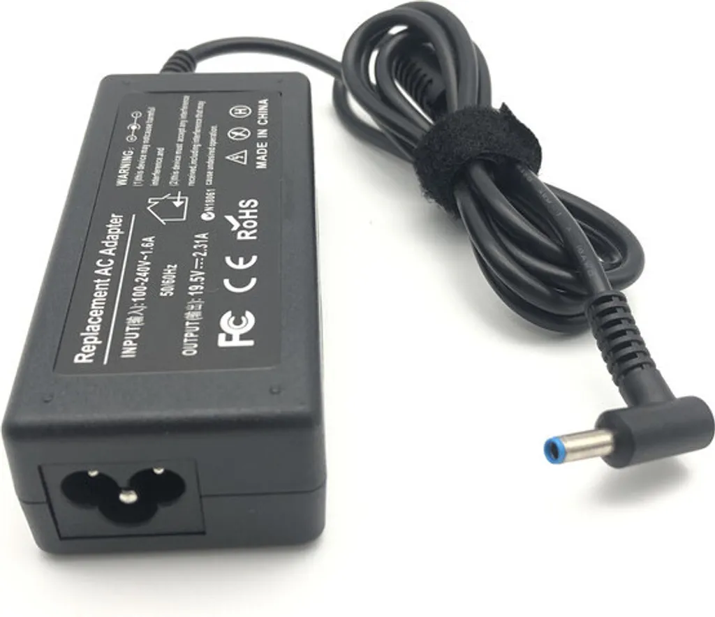 Caricabatterie HP per la Scuola e Casa - 45W Sicuro per HP Pavilion - 6