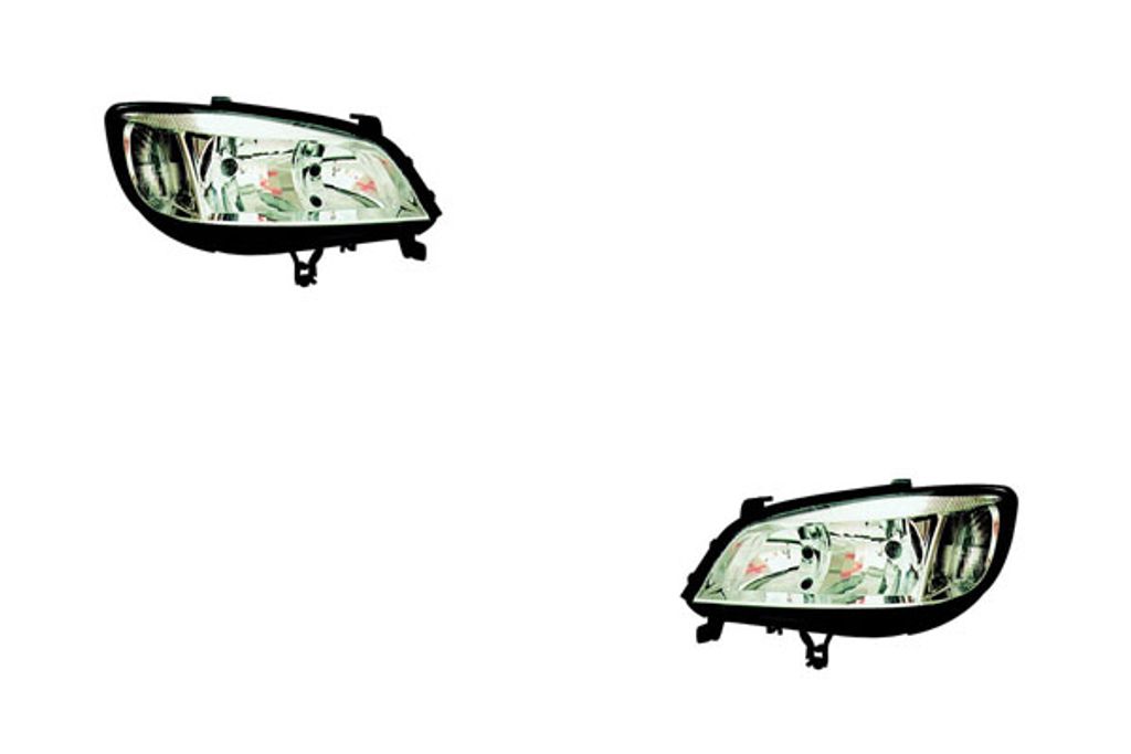 Johns, Scheinwerfer Halogen passend für Opel Zafira A 99-05 H7 HB3 Set Links Rechts 1216277 09118791 1216276 09118792