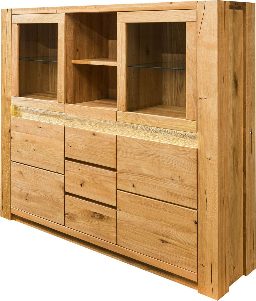 MASSIVMOEBEL24 | Credenza in legno di quercia selvatica Immagine del prodotto 