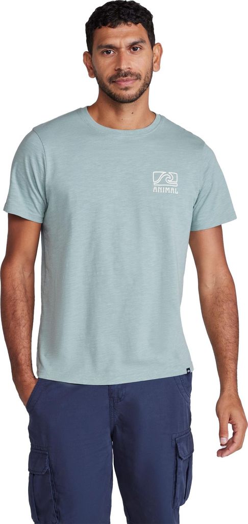 Animal - "Jacob" T-Shirt für Herren MW305 (XL) (Blaßgrün)