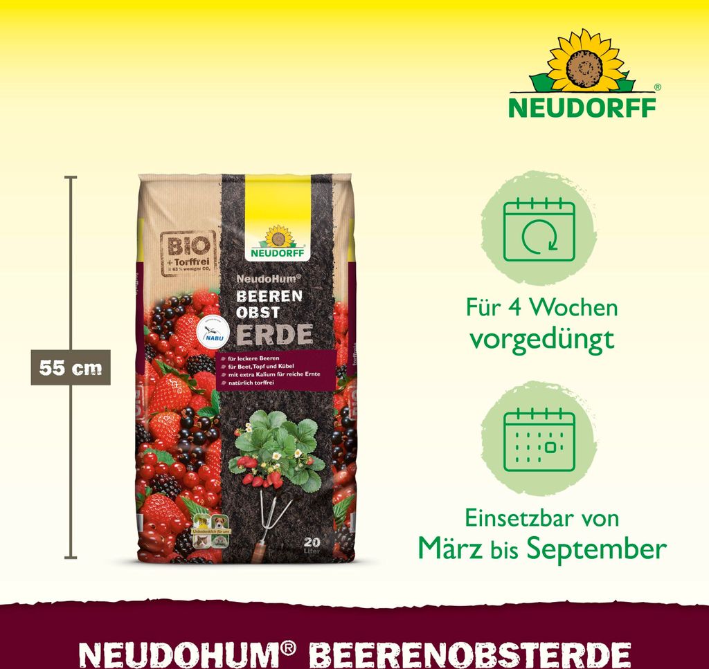 NEUDORFF® NeudoHum® Beerenobsterde 20 Liter Produktbild 11