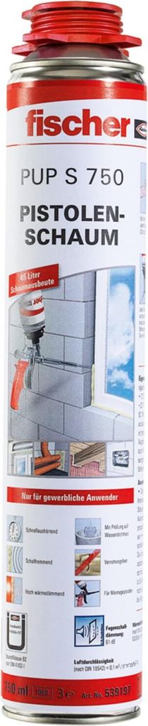 fischer Pistolenschaum 1K PUP S 750 750ml Obrázok produktu 