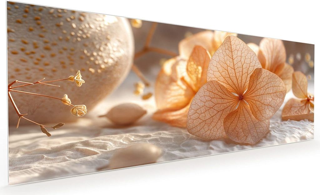 Küchenrückwand Spritzschutz Glas mit Motiv Blumenarrangement 40 x 40 cm