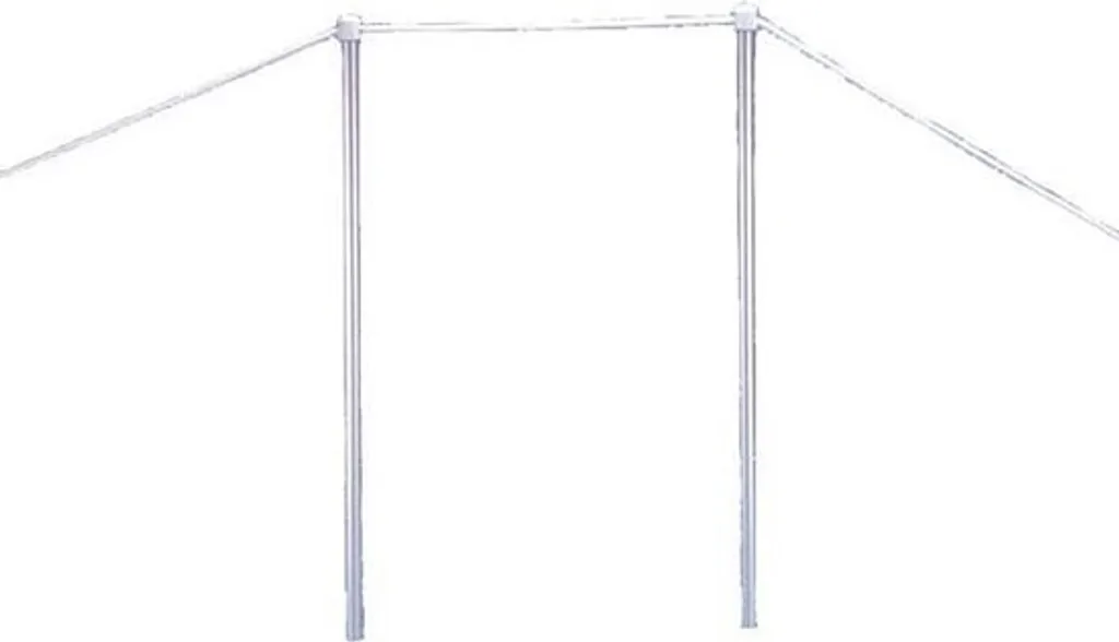 Support de garde-corps Trem avec corde pour passerelle bateau inox 316