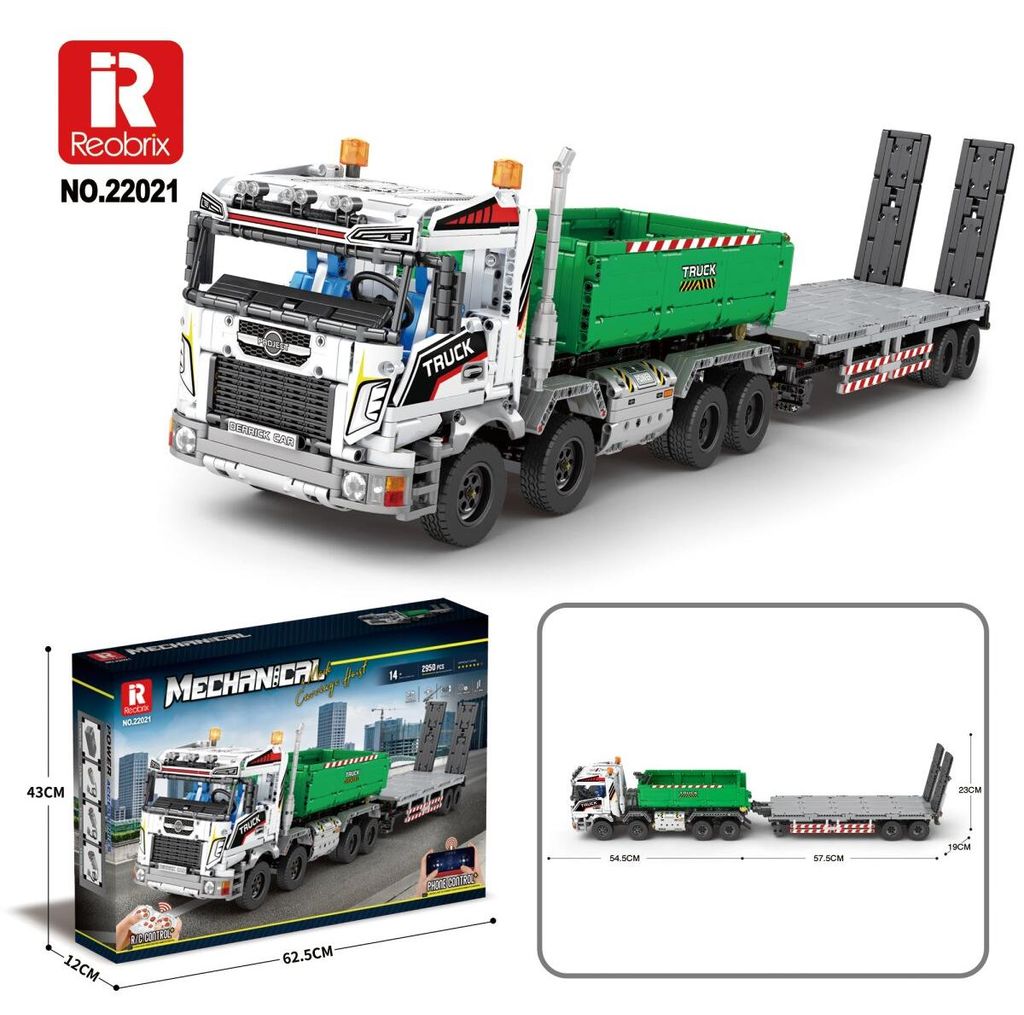 Reobrix 22021 Technique Camion 2.950 pièces semi-remorque Image du produit 