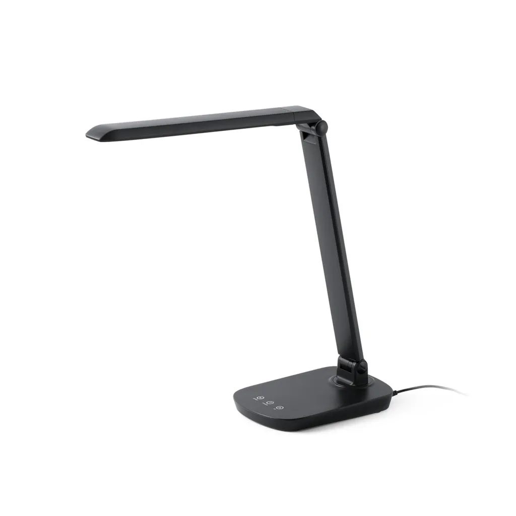 Luminaire de bureau LED Anouk noir avec variateur tactile moderne 5W