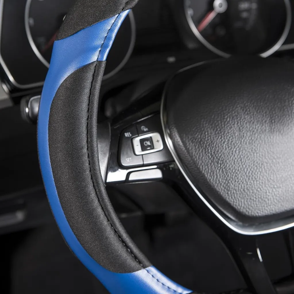 Coprivolante WRC Nero Blu L38cm - Rinnova gli Interni della tua Auto - 8