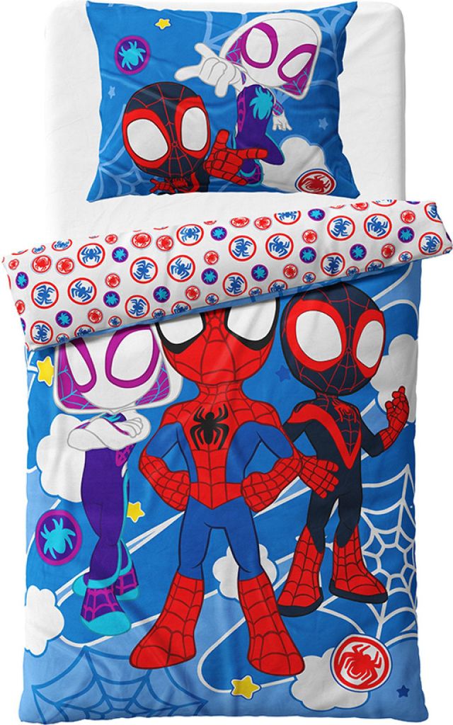 Mikroplüsch-Bettwäsche Spidey Amazing Friends