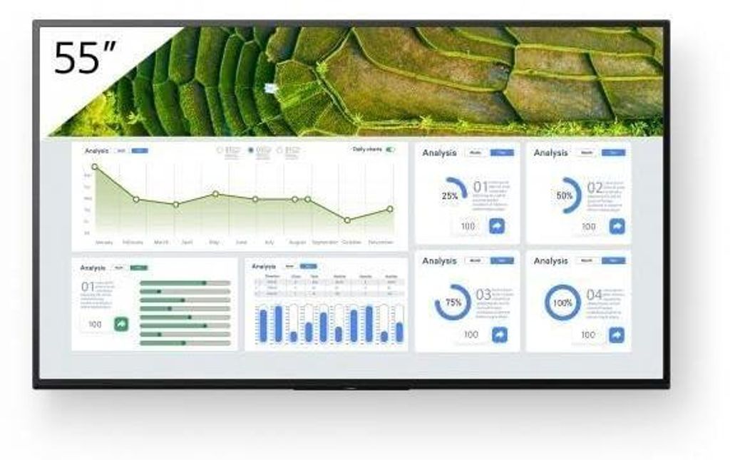 Sony FW-55BZ30L, Plochá digitální tabule, 139,7 cm (55"), Obrázek produktu 