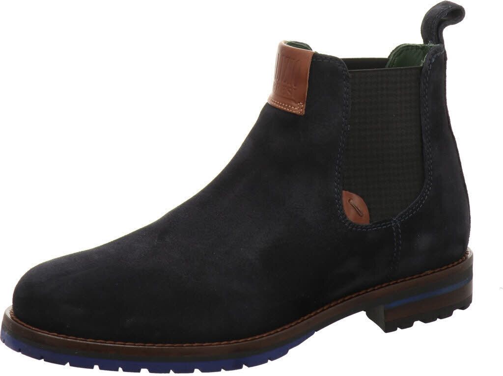 Galizio Torresi Stiefelette 324288 V17560, Rauleder, Blau, Herren