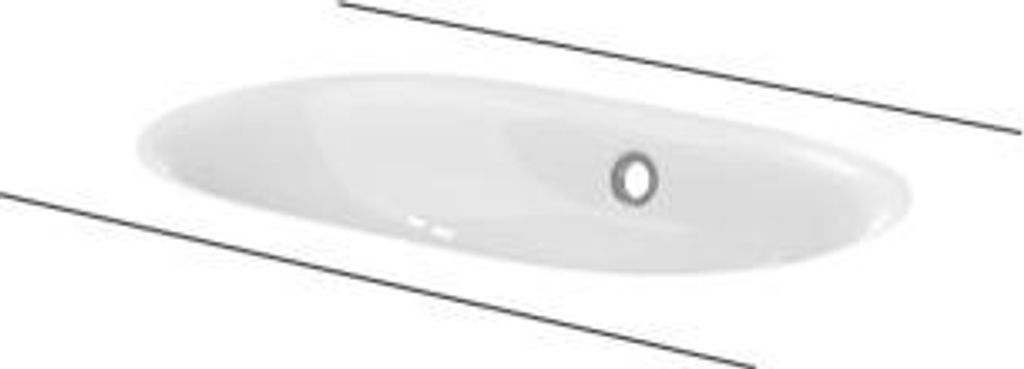 BETTE A217-035mUeL Waschtische Oval Comodo Unterbau mit