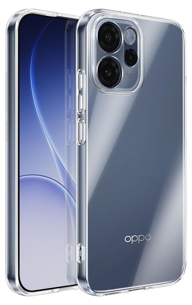 Avizar, Silikonhülle mit erhöhtem Kameraschutz für Oppo Reno 15F / 15 FS, Transparent