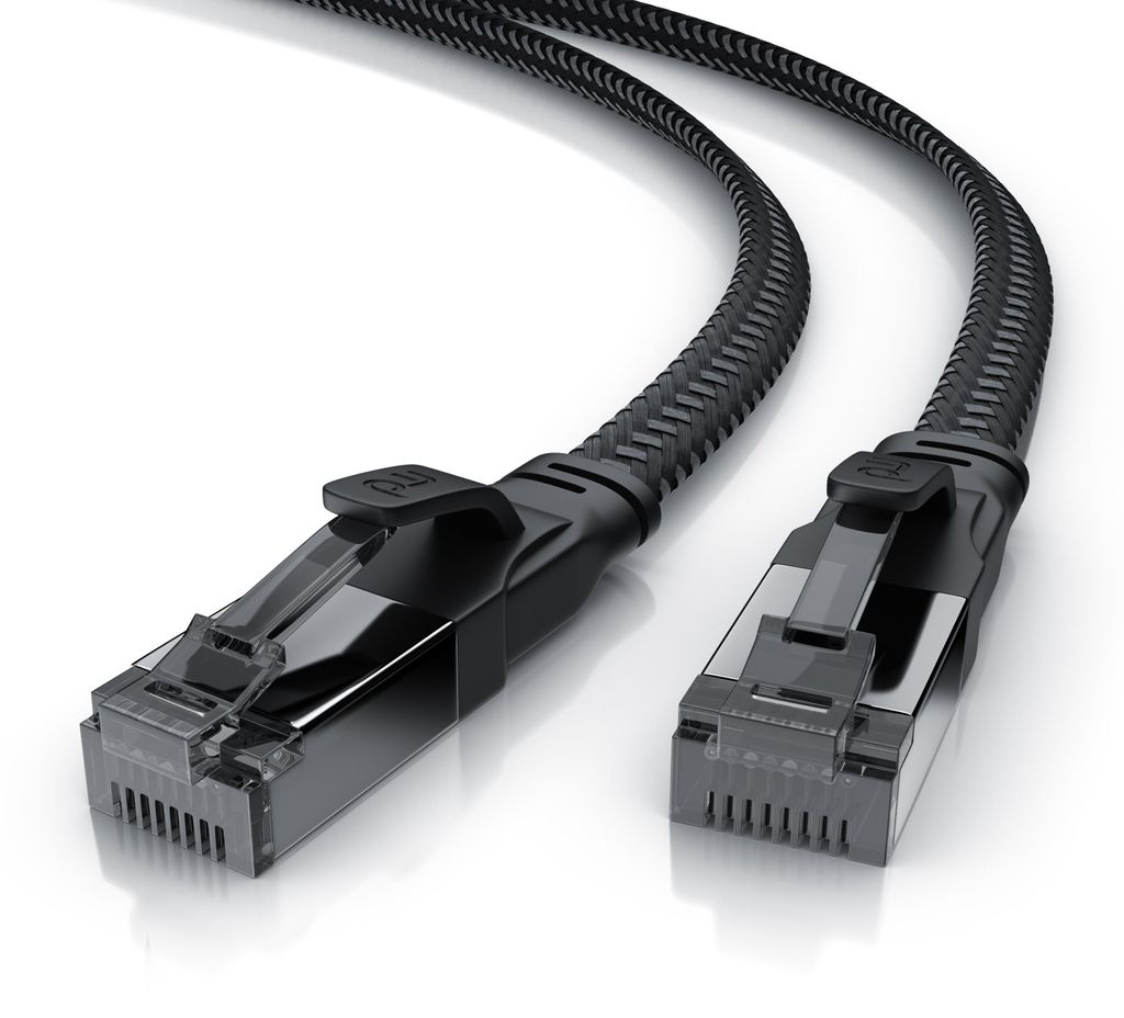 Cable de red Primewire CAT 8.1, plano, 40 Gbit, con Imagen del producto 