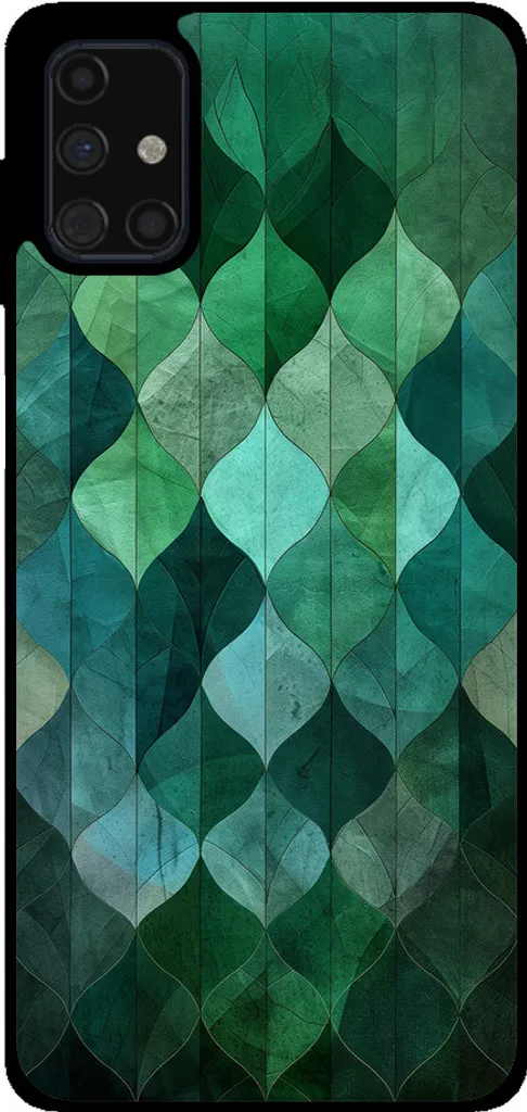 Offerta Cover Samsung M51 Foglie Verdi | Protezione Totale Smartphonica