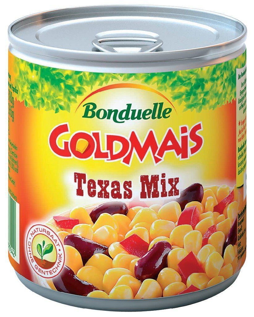 Bonduelle Goldmais Texas Mix avec haricots et poivrons en Image du produit 