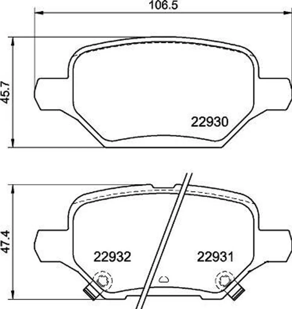 Freinage sécurisé Mokka X J13 avec plaquettes Brembo P 59 099 OE