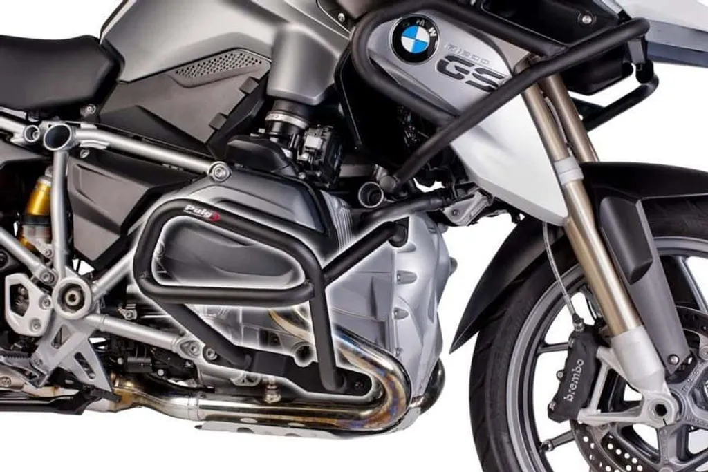 PUIG 7543N Barre de Protection BMW R1200GS Noire - Protection Moteur