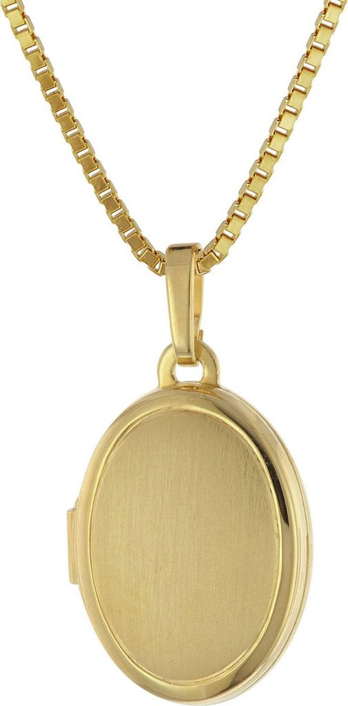 trendor 75973 Medaillon 333 Gelbgold mit Vergoldeter Produktbild 