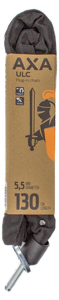AXA Aanhangketting ULC, 130 cm, 5,5 mm, zwart, 130 cm Productafbeelding 